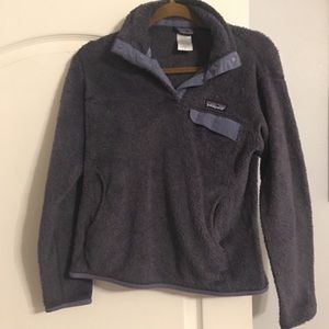 Patagonia women’s fleece medium eggplant